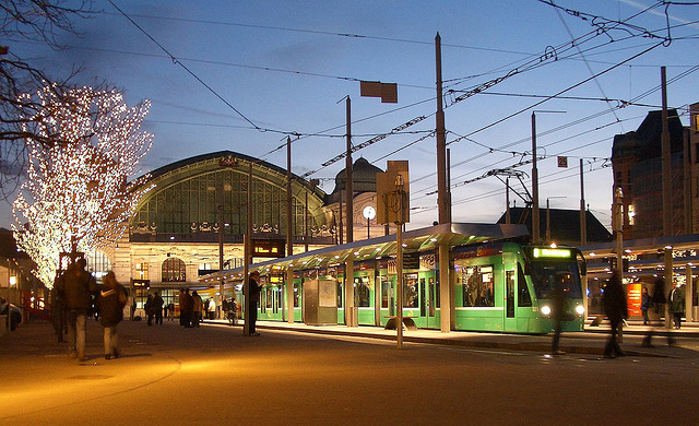 Basel SBB - railway hub for getting to the Swiss Alps