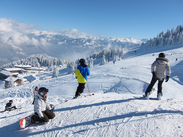 Een blik op de wintersportoorden in  St Gallen