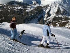 Skiën en snowboarden in vercorin  (c) Nic Oatridge