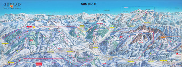 Ski and Snowboard on the pistes at Saanen