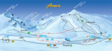 Avers ski trail map