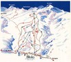 Bivio ski trail map
