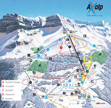 Brienz ski trail map