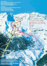 Cari ski trail map