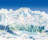 Corvatsch ski trail map
