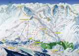 Corviglia ski trail map