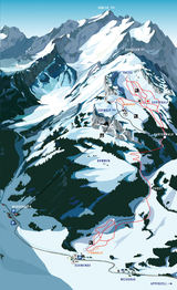 Ebenalp ski trail map