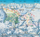 Frutigen ski trail map