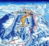Grüsch-Danusa ski trail map