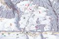 Kiental ski trail map