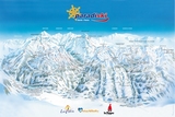 Les Arcs ski trail map