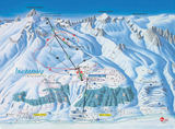 Lötschental ski trail map
