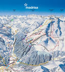 Madrisa ski trail map