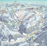 Malbun ski trail map
