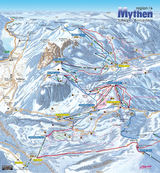 Mythenregion ski trail map