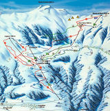 Nara ski trail map