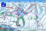 Scuol ski trail map