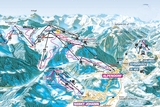 St. Johann ski trail map