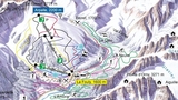 La Fouly ski trail map
