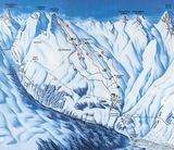 Vals ski trail map
