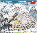 Vercorin ski trail map