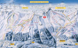Zinal ski trail map