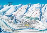 Zuoz ski trail map
